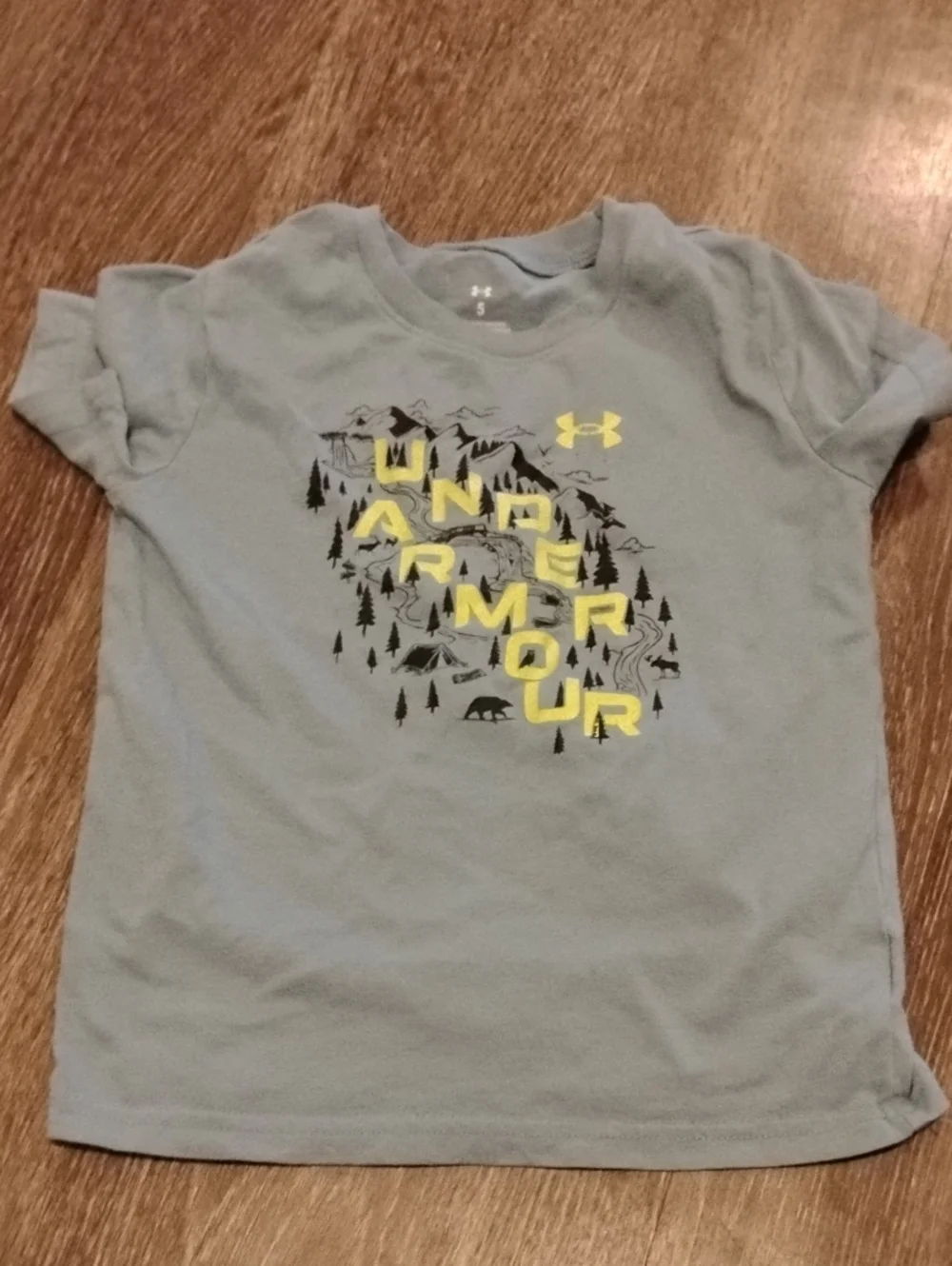 Kids Bluish-Grey T-shirt In Size 5